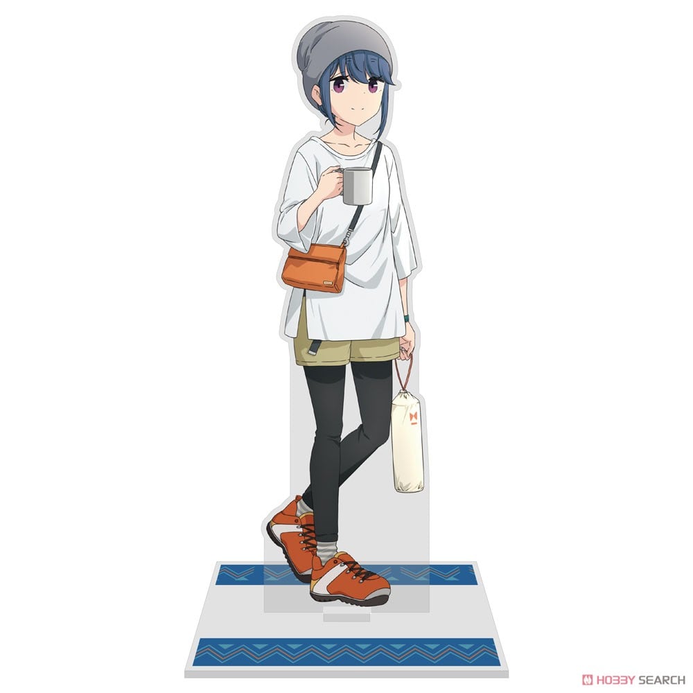 Cospa Laid-Back Camp [Especially Illustrated] Natsucamp Rin Shima Acrylic Stand (Large) รูปภาพ 2