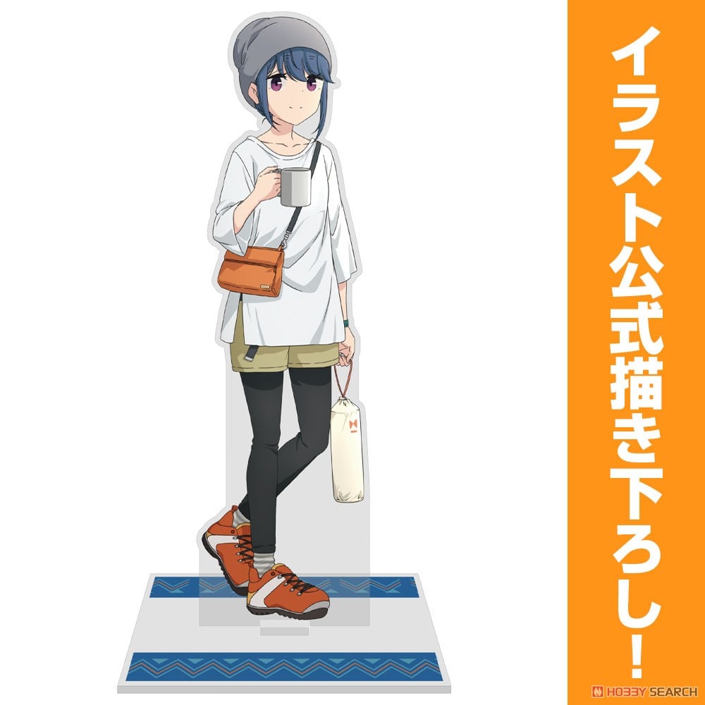 Cospa Laid-Back Camp [Especially Illustrated] Natsucamp Rin Shima Acrylic Stand (Large) รูปภาพ 3