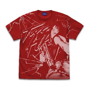 Cospa Black Lagoon Levy All Print T-Shirt Red XL (Anime Toy)