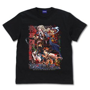 Cospa Black Lagoon The Top Three Most Scary Woman on the Planet Full Color T-Shirt Black XL (Anime Toy)