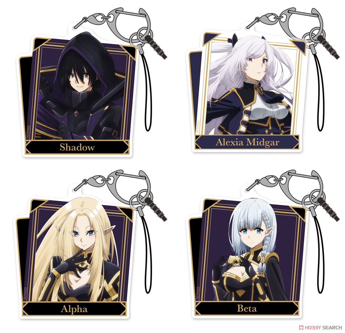 Cospa The Eminence in Shadow Shadow Acrylic Multi Key Ring (Anime Toy) gambar 3