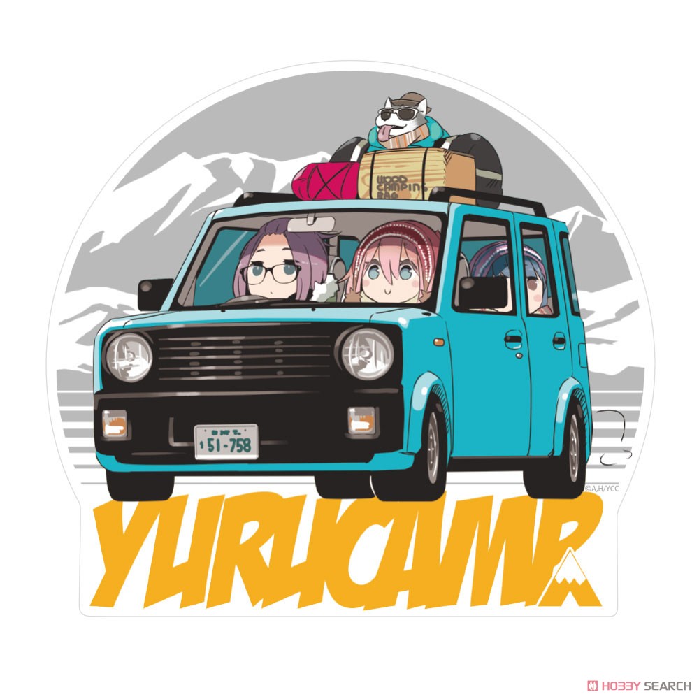 Cospa [Laid-Back Camp] Car Outdoor Support Sticker รูปภาพ 3