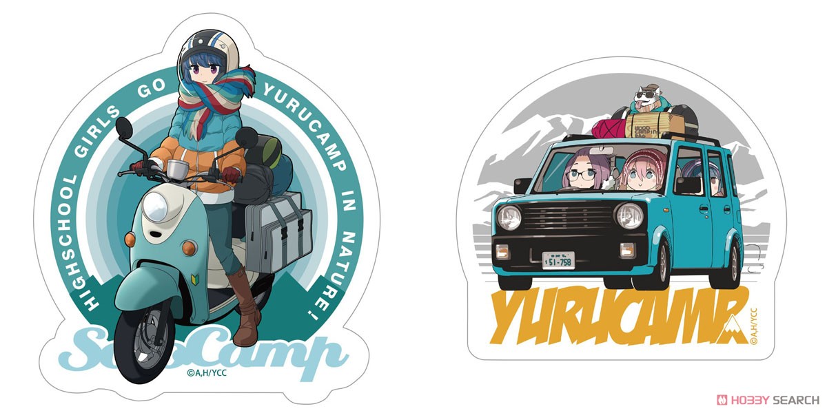 Cospa [Laid-Back Camp] Car Outdoor Support Sticker รูปภาพ 4