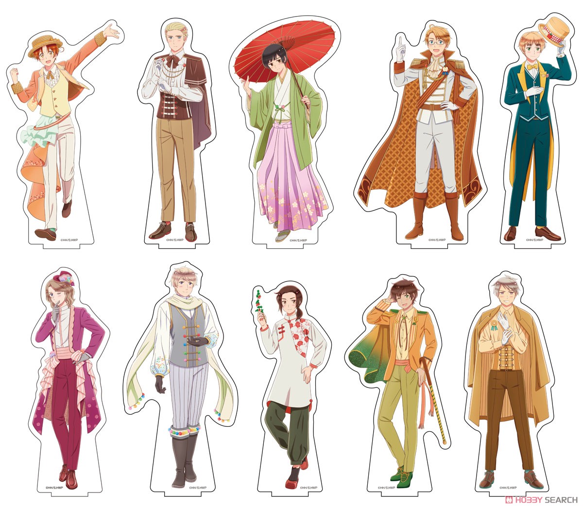 Medicos Entertainment Animation [Hetalia: World Stars] [Especially Illustrated] Big Acrylic Stand [Sweets Parade Ver.] (4) USA Bild 4