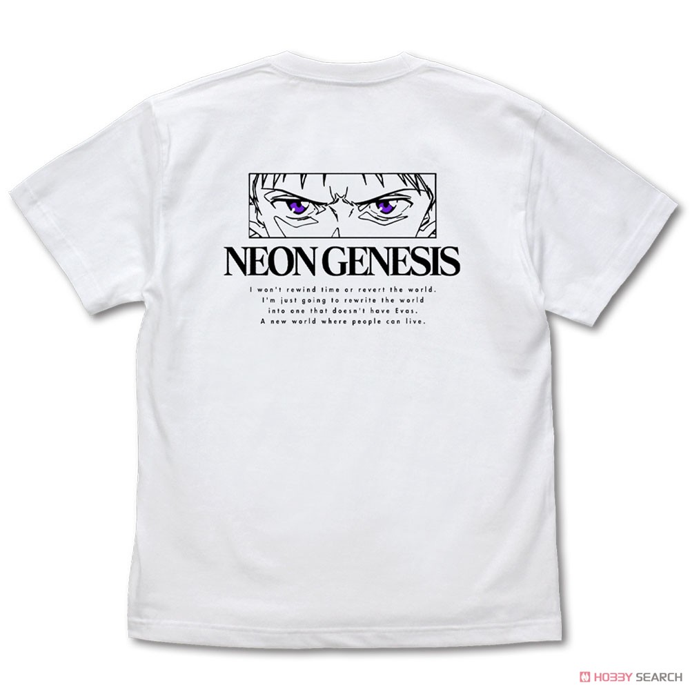 Cospa Evangelion [Good Bye All Evangelions] T-Shirt White XL รูปภาพ 3