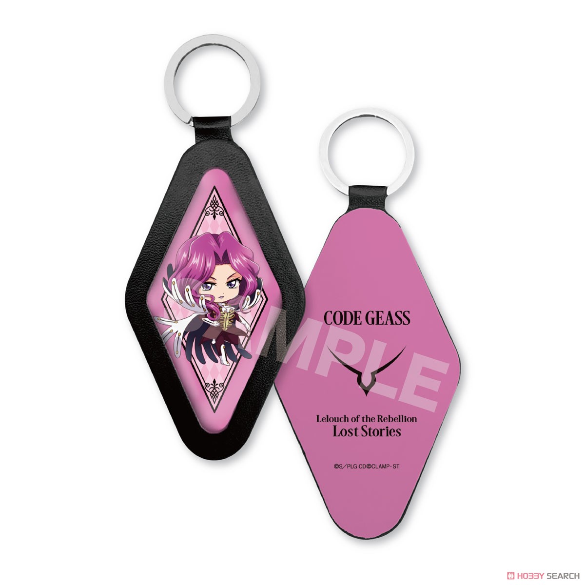 CS. Front Code Geass Lelouch of the Rebellion Lost Stories Leather Key Ring 05 Cornelia (Mini Chara) (Anime Toy) imagen 2