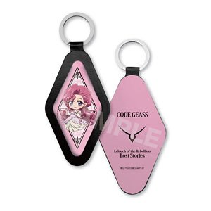 CS. Front Code Geass Lelouch of the Rebellion Lost Stories Leather Key Ring 06 Euphemia (Mini Chara) (Anime Toy)