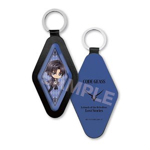 CS. Front コードギアス 反逆のルルーシュ ロストストーリーズ レザーキーホルダー 07 マリオ・ディーゼル(ミニキャラ) 画像 1