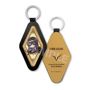 CS. Front Code Geass Lelouch of the Rebellion Lost Stories Leather Key Ring 08 Maya Disel (Mini Chara) (Anime Toy) imagen 1