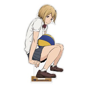Cospa Haikyu!! Hitoka Yachi Acrylic Stand (Large) (Anime Toy)