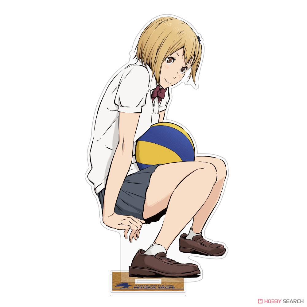 Cospa Haikyu!! Hitoka Yachi Acrylic Stand (Large) (Anime Toy) 图片 2