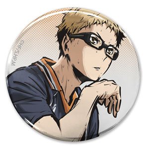 Cospa Haikyu!! Kei Tsukishima 65mm Can Badge Fighting Spirit for Victory Ver. (Anime Toy)