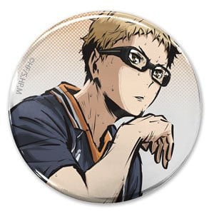 Cospa Haikyu!! Kei Tsukishima 65mm Can Badge Fighting Spirit for Victory Ver. (Anime Toy) 图片 1