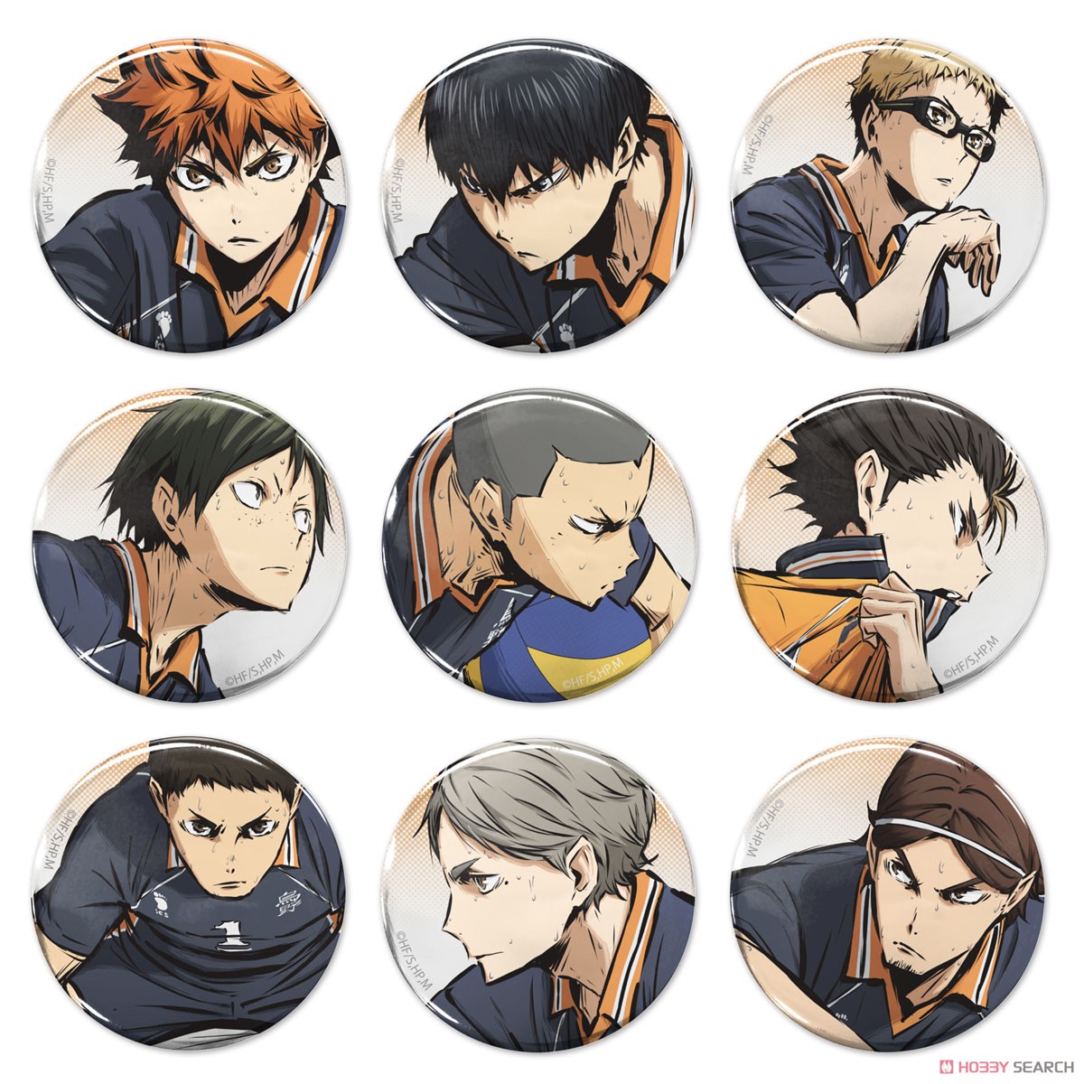 Cospa Haikyu!! Kei Tsukishima 65mm Can Badge Fighting Spirit for Victory Ver. (Anime Toy) 图片 3