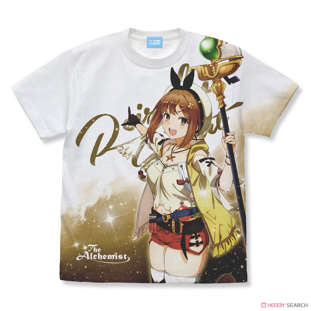Cospa TV Animation [Atelier Ryza: Ever Darkness &amp; the Secret Hideout] Ryza Full Graphic T-Shirt White M รูปภาพ 2