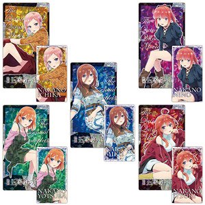 Azumaker [The Quintessential Quintuplets] Prism Visual Collection Vol.5 (Set of 5) (Anime Toy) image 1