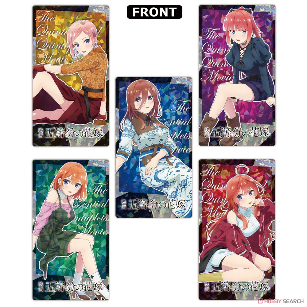 Azumaker [The Quintessential Quintuplets] Prism Visual Collection Vol.5 (Set of 5) (Anime Toy) image 3