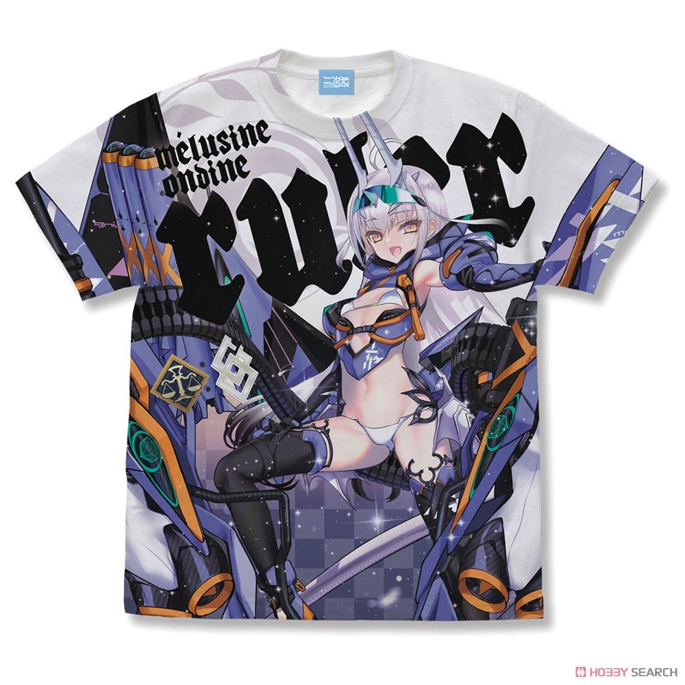 Cospa Fate/Grand Order Ruler/Melusine Full Graphic T-Shirt White XL รูปภาพ 2