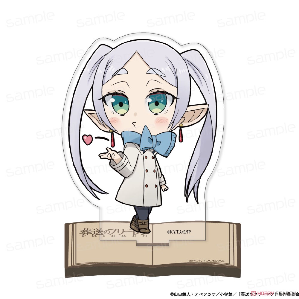 Grant Design Frieren: Beyond Journey`s End Acrylic Stand [Frieren (Throw Kiss)] (Anime Toy) image 2