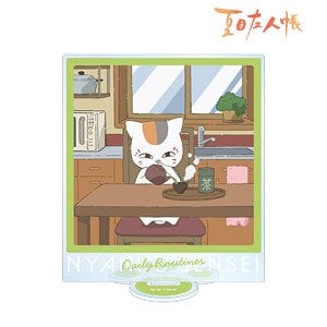 arma bianca Natsume`s Book of Friends [Especially Illustrated] 9AM Nyanko-sensei Nyanko-sensei`s Daily Routionaly Ver. Big Acrylic Stand (Anime Toy) รูปภาพ 1