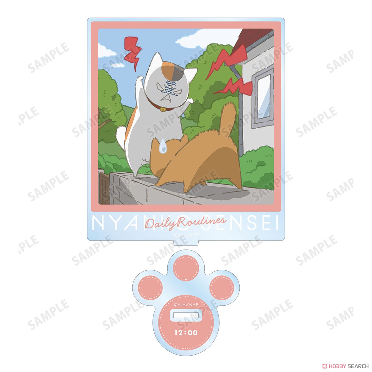 arma bianca Natsume`s Book of Friends [Especially Illustrated] 12AM Nyanko-sensei Nyanko-sensei`s Daily Routionaly Ver. Big Acrylic Stand (Anime Toy) รูปภาพ 3