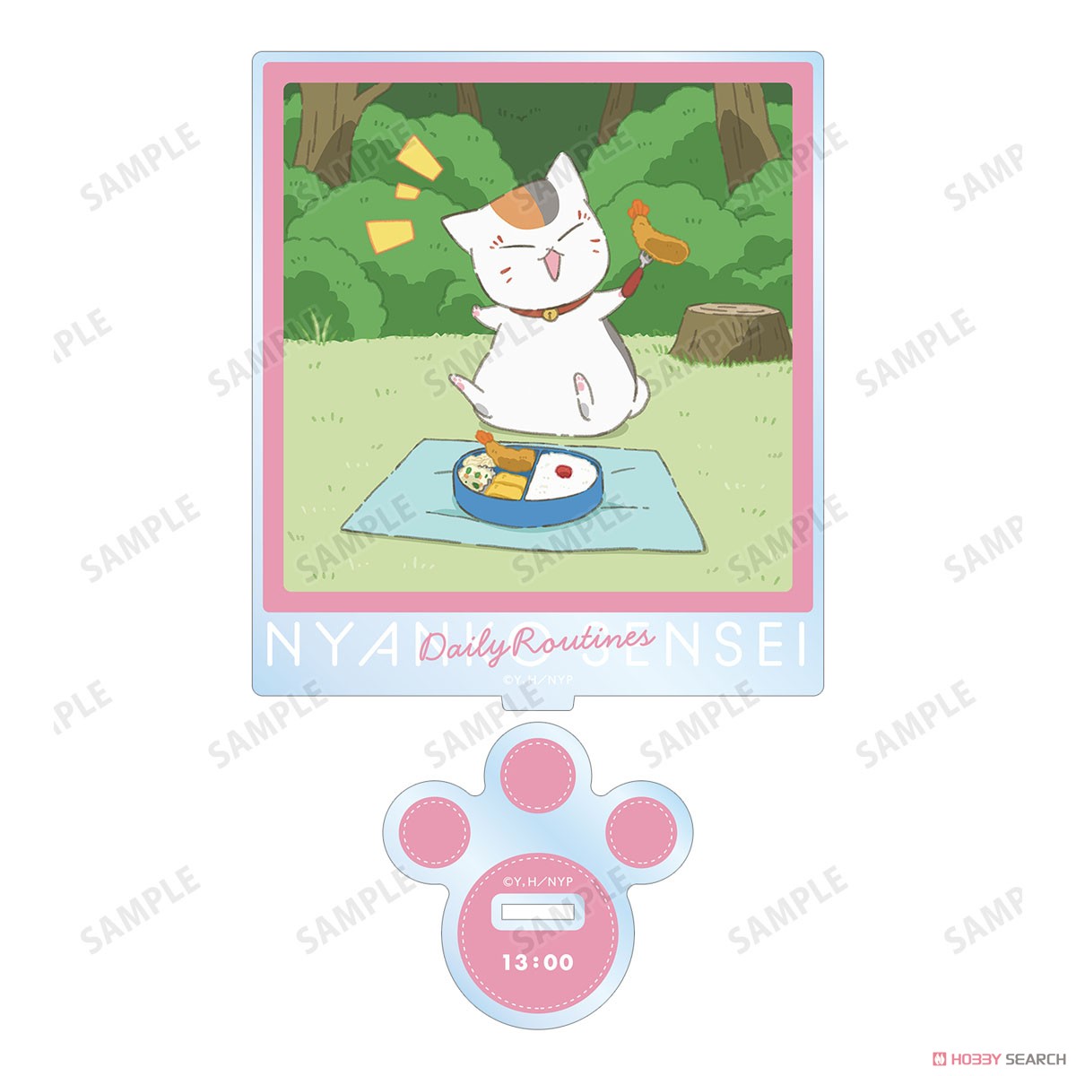 arma bianca Natsume`s Book of Friends [Especially Illustrated] 1PM Nyanko-sensei Nyanko-sensei`s Daily Routionaly Ver. Big Acrylic Stand (Anime Toy) รูปภาพ 3