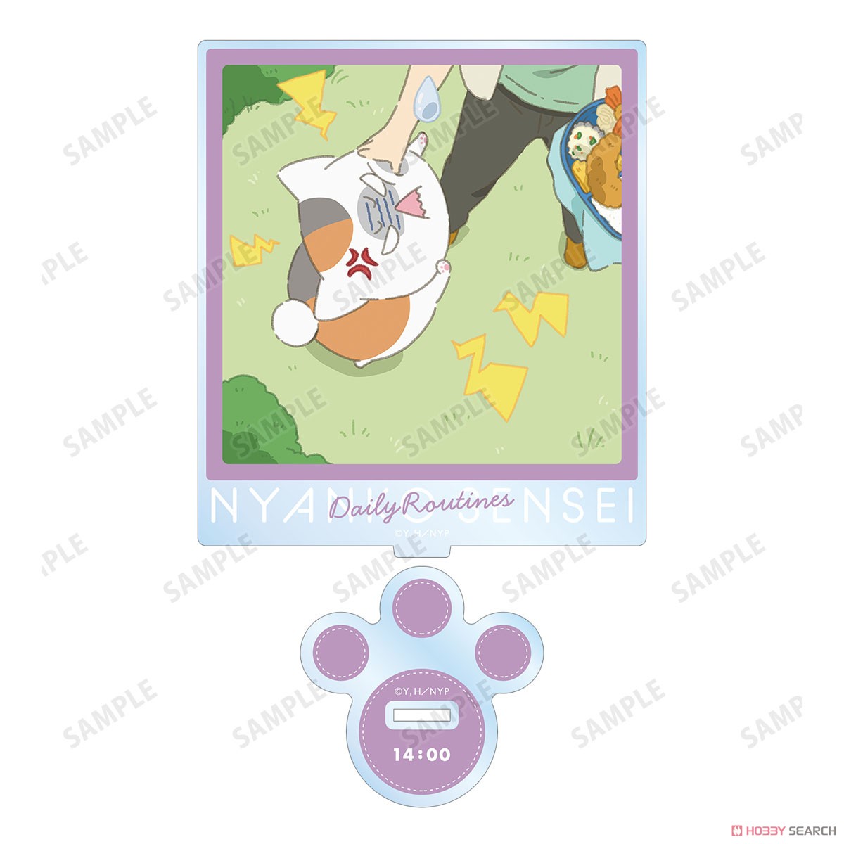 arma bianca Natsume`s Book of Friends [Especially Illustrated] 2PM Nyanko-sensei Nyanko-sensei`s Daily Routionaly Ver. Big Acrylic Stand (Anime Toy) รูปภาพ 3