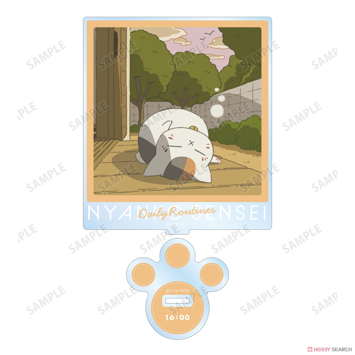 arma bianca Natsume`s Book of Friends [Especially Illustrated] 4PM Nyanko-sensei Nyanko-sensei`s Daily Routionaly Ver. Big Acrylic Stand (Anime Toy) รูปภาพ 3