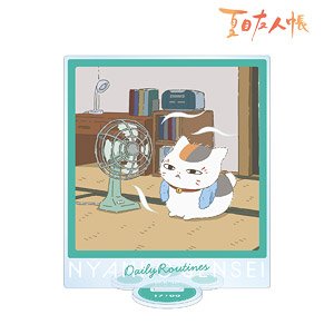 arma bianca Natsume`s Book of Friends [Especially Illustrated] 5PM Nyanko-sensei Nyanko-sensei`s Daily Routionaly Ver. Big Acrylic Stand รูปภาพ 1