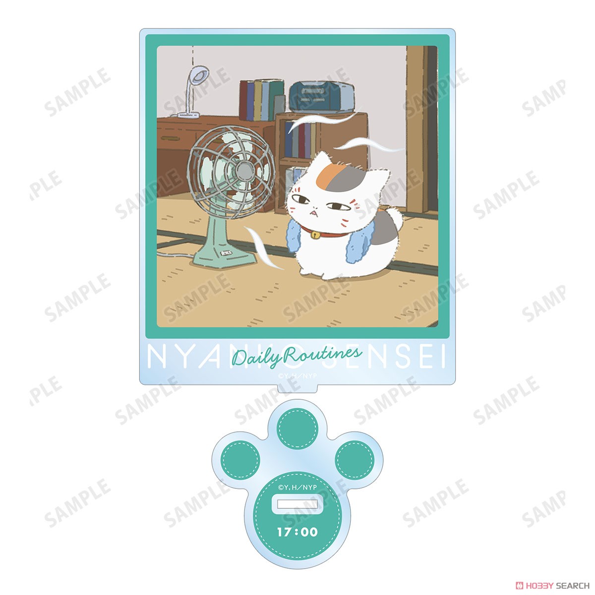 arma bianca Natsume`s Book of Friends [Especially Illustrated] 5PM Nyanko-sensei Nyanko-sensei`s Daily Routionaly Ver. Big Acrylic Stand รูปภาพ 3