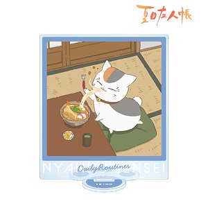 arma bianca Natsume`s Book of Friends [Especially Illustrated] 6PM Nyanko-sensei Nyanko-sensei`s Daily Routionaly Ver. Big Acrylic Stand Bild 1