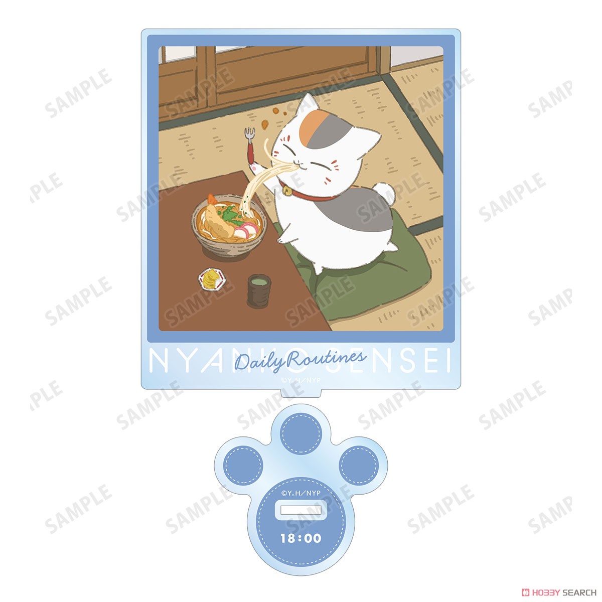 arma bianca Natsume`s Book of Friends [Especially Illustrated] 6PM Nyanko-sensei Nyanko-sensei`s Daily Routionaly Ver. Big Acrylic Stand Bild 3