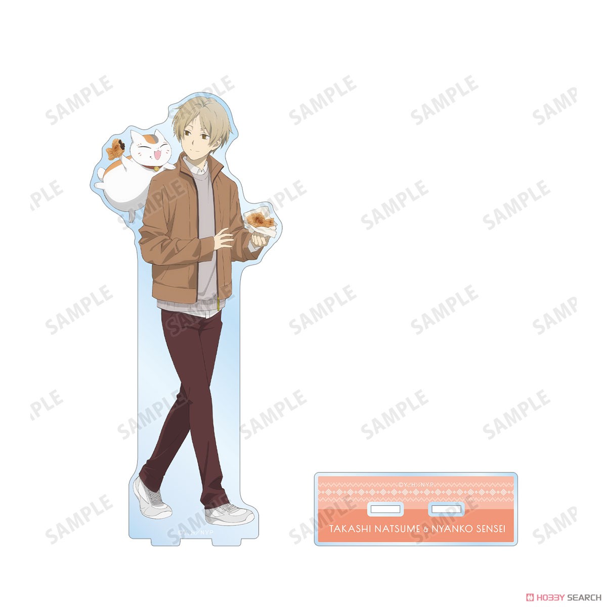 arma bianca Natsume`s Book of Friends [Especially Illustrated] Takashi Natsume &amp; Nyanko-sensei Winter Clothes Ver. Big Acrylic Stand Bild 3