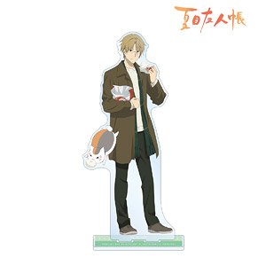 arma bianca Natsume`s Book of Friends [Especially Illustrated] Shuuichi Natori &amp; Nyanko-sensei Winter Clothes Ver. Big Acrylic Stand Bild 1
