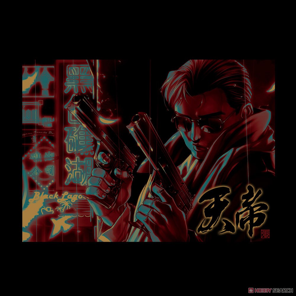 Cospa Black Lagoon Chang T-Shirt Black XL (Anime Toy) image 3