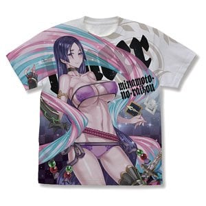 Cospa Fate/Grand Order Lancer/Minamoto no Raiko Full Graphic T-Shirt White M รูปภาพ 1