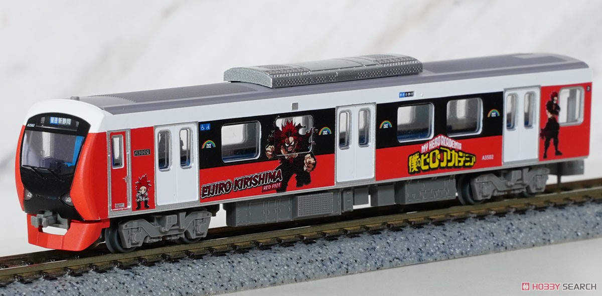 Tomytec The Railway Collection My Hero Academia / Shizuoka Railway Eijiro Kirishima (A3502) (Model Train) Bild 3