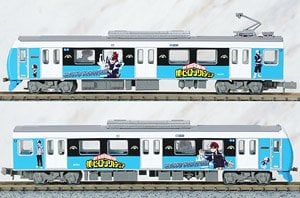 Tomytec The Railway Collection Shizuoka Railway Type A3000 My Hero Academia Shoto Todoroki Two Car Set (A3001+A3501) (2-Car Set) รูปภาพ 1