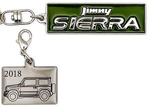 16 Directions SUZUKI Jimny Sierra (JB74) Emblem Metal Key Chain (Diecast Car) 圖片 1