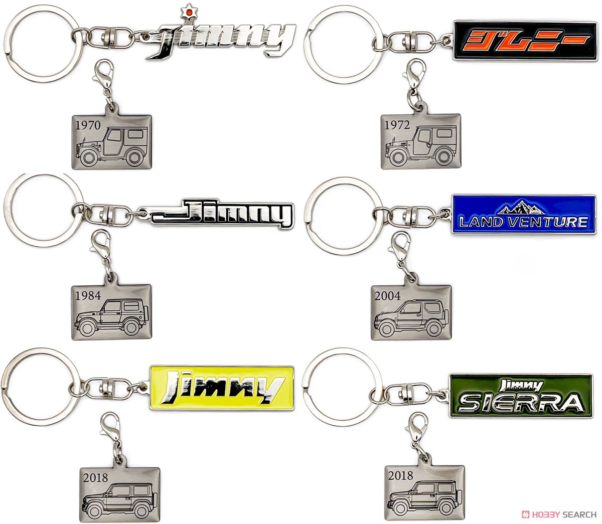 16 Directions SUZUKI Jimny Sierra (JB74) Emblem Metal Key Chain (Diecast Car) 圖片 4