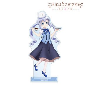 arma bianca Is the Order a Rabbit? Bloom [Especially Illustrated] Chino Tea Time Ver. Big Acrylic Stand (Anime Toy) gambar 1