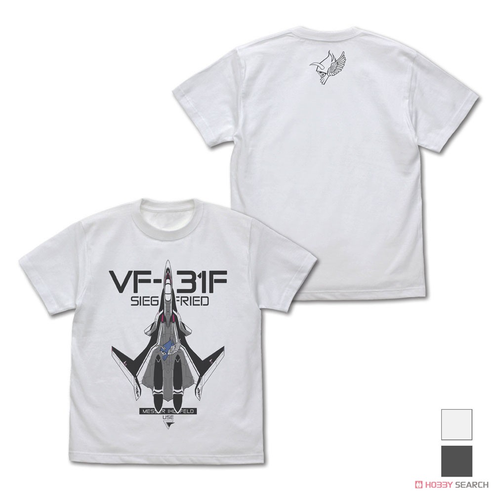 Cospa 마크로스 델타 VF-31F 지그프리드 티셔츠 흰색 S 이미지 2