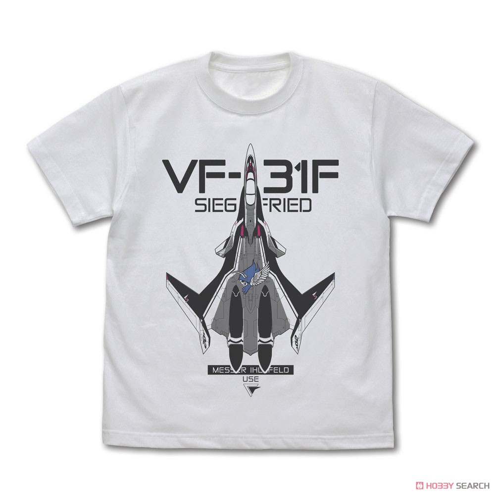 Cospa 마크로스 델타 VF-31F 지그프리드 티셔츠 흰색 S 이미지 3
