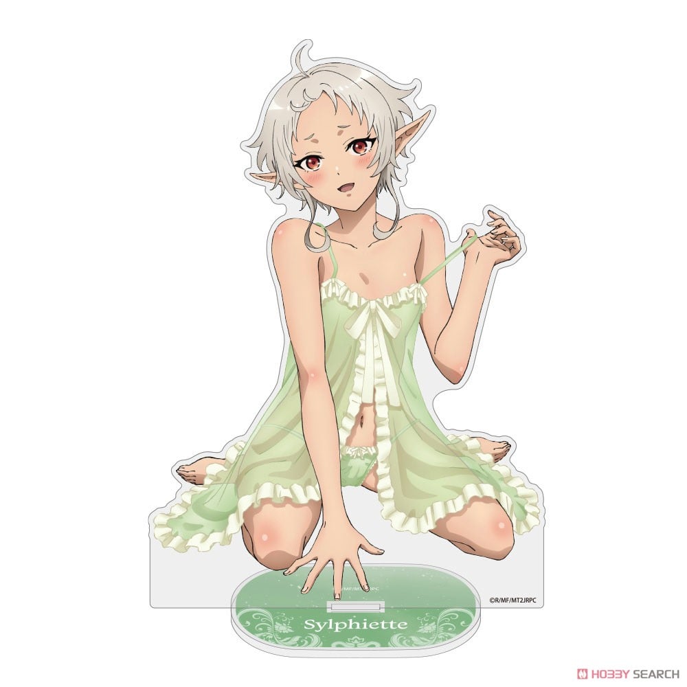 Cospa Mushoku Tensei II: Jobless Reincarnation [Especially Illustrated] Sylphiette Acrylic Stand (Large) Baby Dhole Ver. (Anime Toy) Bild 2