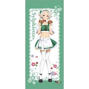 Curtain Damashii Mushoku Tensei II: Jobless Reincarnation [Especially Illustrated] Extra Large Tapestry (Sylphiette / Dirndl) (Anime Toy) image 1