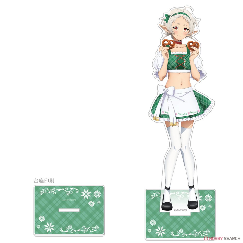 Curtain Damashii Mushoku Tensei II: Jobless Reincarnation [Especially Illustrated] Extra Large Acrylic Stand (Sylphiette / Dirndl) (Anime Toy) image 2