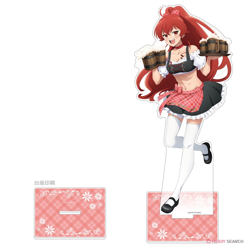 Curtain Damashii Mushoku Tensei II: Jobless Reincarnation [Especially Illustrated] Extra Large Acrylic Stand (Eris / Dirndl) (Anime Toy) image 2