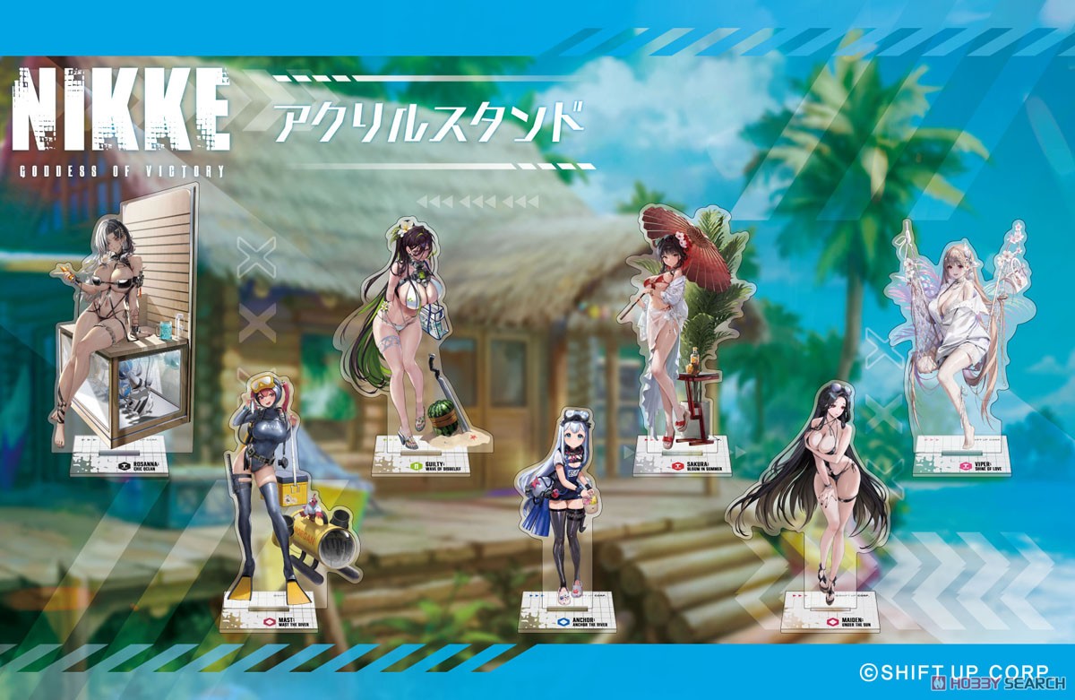 Algernon Product Goddess of Victory: Nikke Acrylic Stand Sakura: Bloom in Summer (Anime Toy) Bild 4