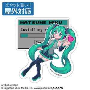 Cospa Hatsune Miku Outdoor Support Sticker Luimag over