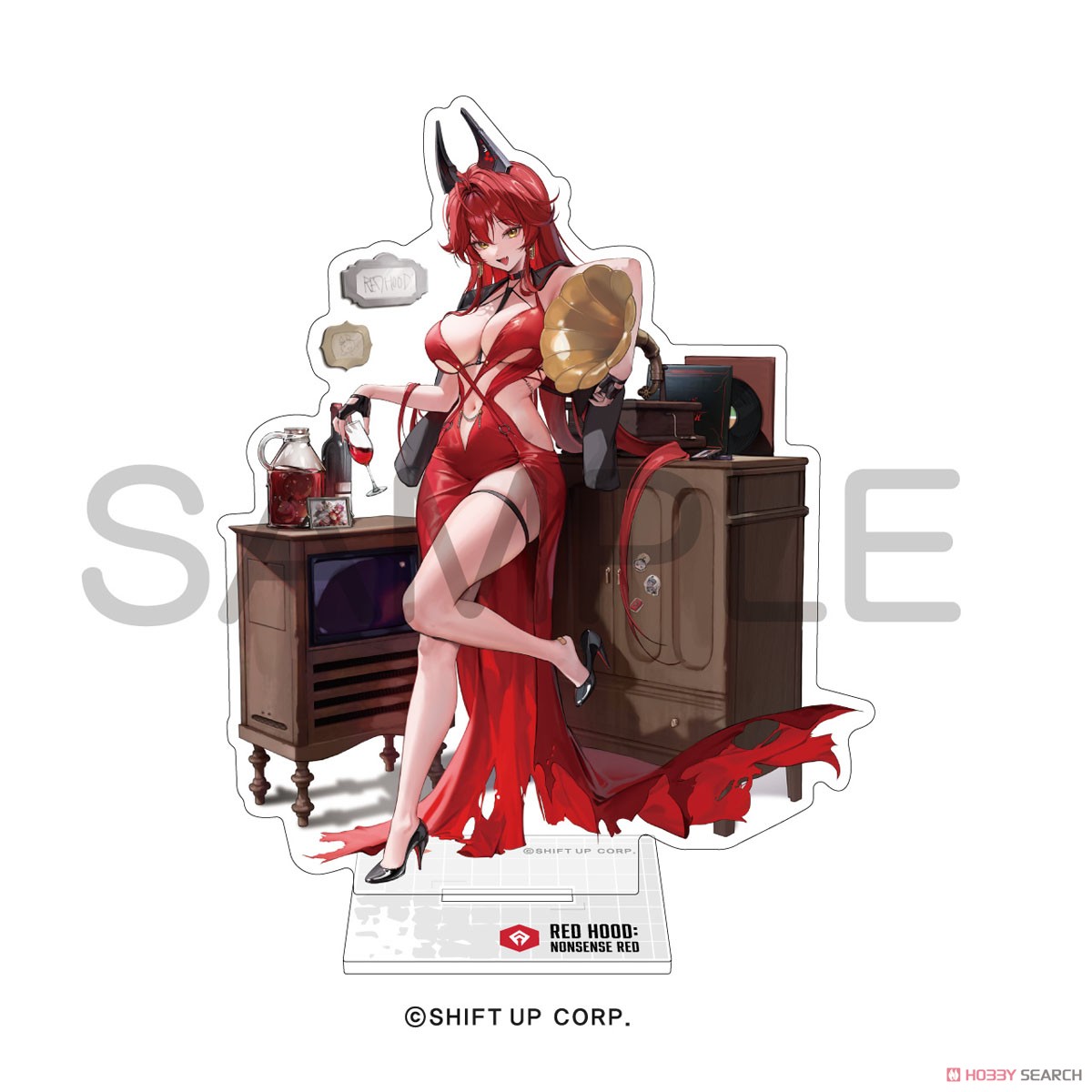 Algernon Product Goddess of Victory: Nikke Acrylic Stand Red Hood: Nonsense Red (Anime Toy) imagen 2